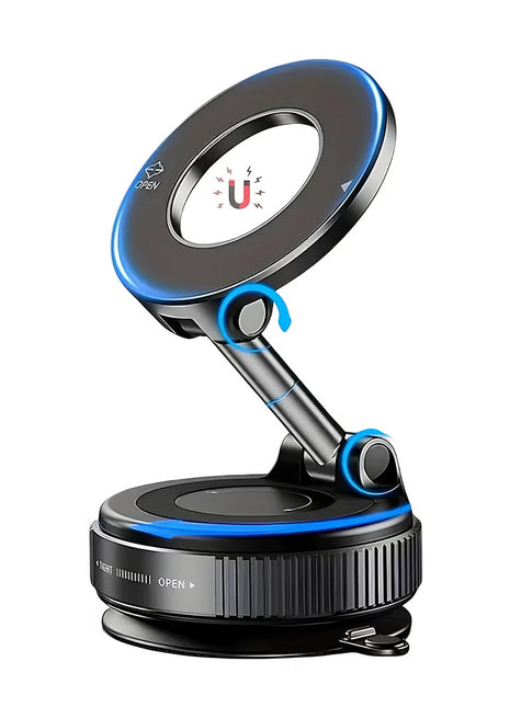 360° Magnetic Phone Holder for Car | Strong Suction Car Mount | MagSafe Compatible | All Smartphones