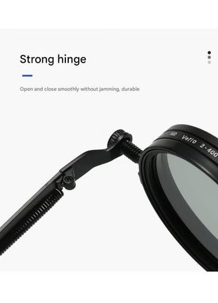 Adjustable Sunglasses for Men & Women, 1-9 Rotatable Light Control, Polarized, UV400 Protection, for Driving, Fishing, Travel, Outdoor Activities