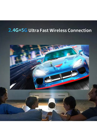 Portable Projector Pocket 5G WIFI Android11.0 Support 130 Inches Home Theater Full HD