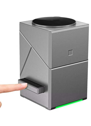 New Generation 3-in-1 Magnetic Pop-up Design Wireless Charger | High-tech Auto Rotation Charging Station | 15W Fast Charging Compatible with iPhone, Watch, and Earbuds