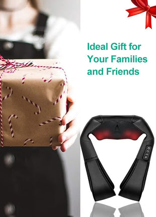 Electric Deep Tissue Neck & Back Massager with Heat