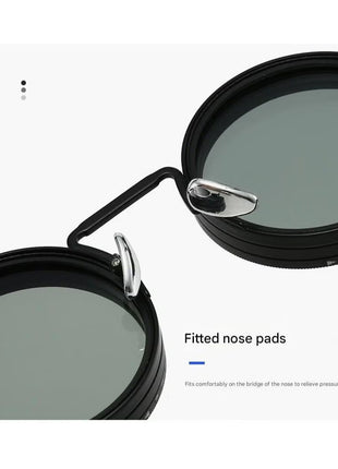 Adjustable Sunglasses for Men & Women, 1-9 Rotatable Light Control, Polarized, UV400 Protection, for Driving, Fishing, Travel, Outdoor Activities