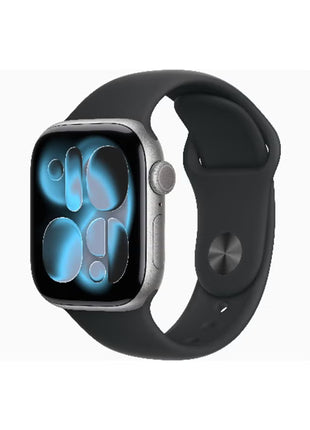 Watch Series 11 GPS 42mm (International Version) Space Grey Aluminum Case With Black Sport Band - S/M