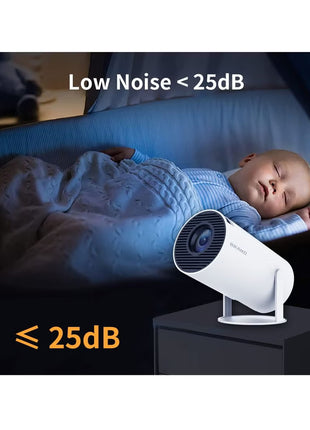 Portable Projector Pocket 5G WIFI Android11.0 Support 130 Inches Home Theater Full HD