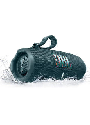 Charge 6, Portable, waterproof, and drop-proof Bluetooth speaker.