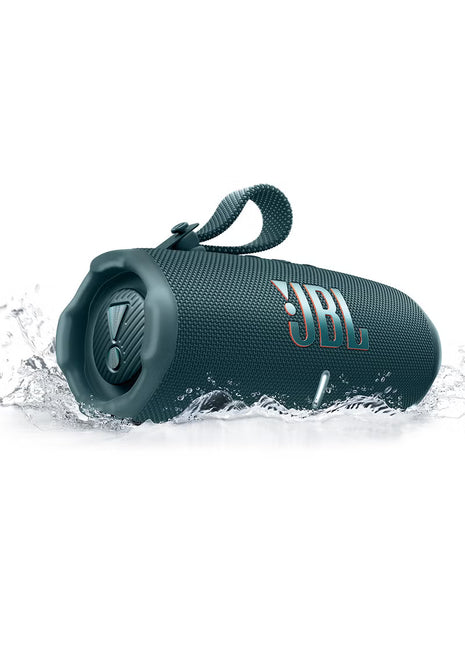 Charge 6, Portable, waterproof, and drop-proof Bluetooth speaker.