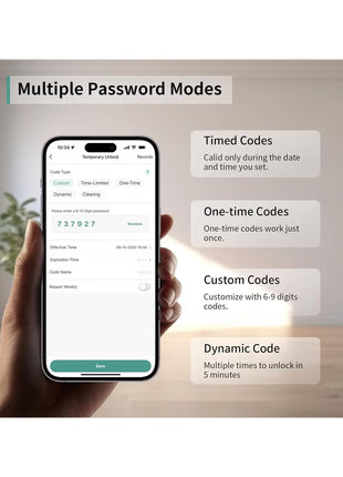Smart Door Lock – Fingerprint & Keypad Keyless Entry